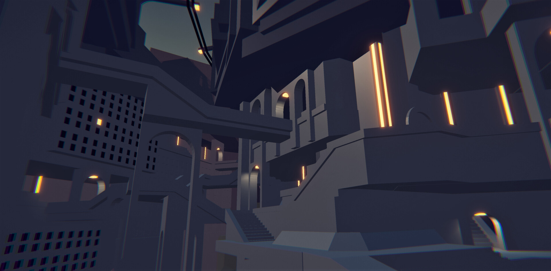 Underground City — plaza