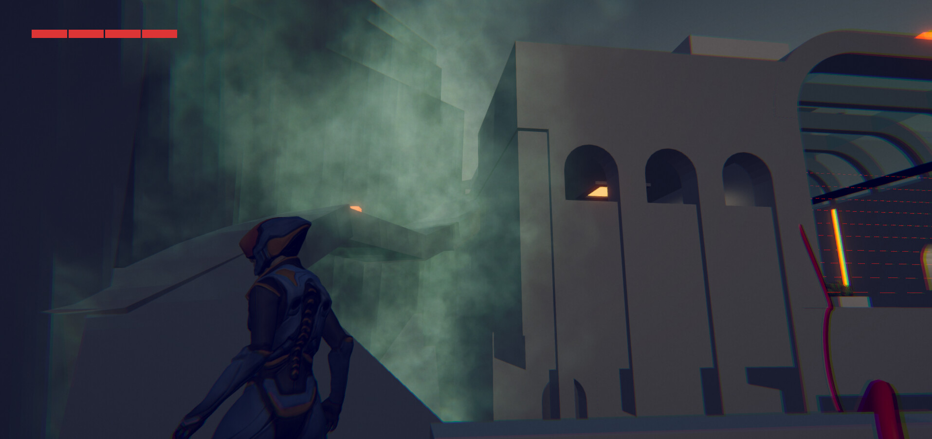 Underground City — toxic gas