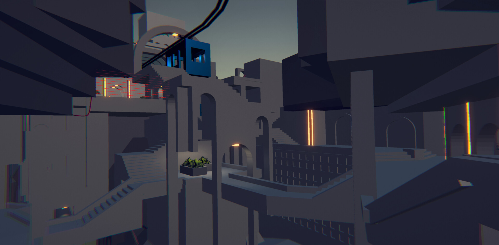 Underground City — tram