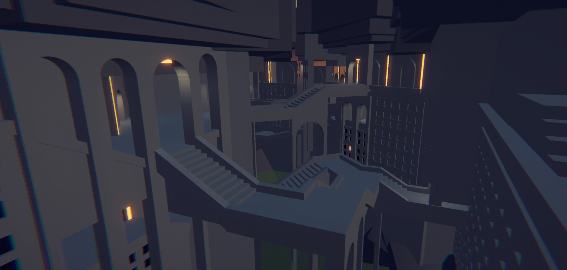 Underground City Level Blockout