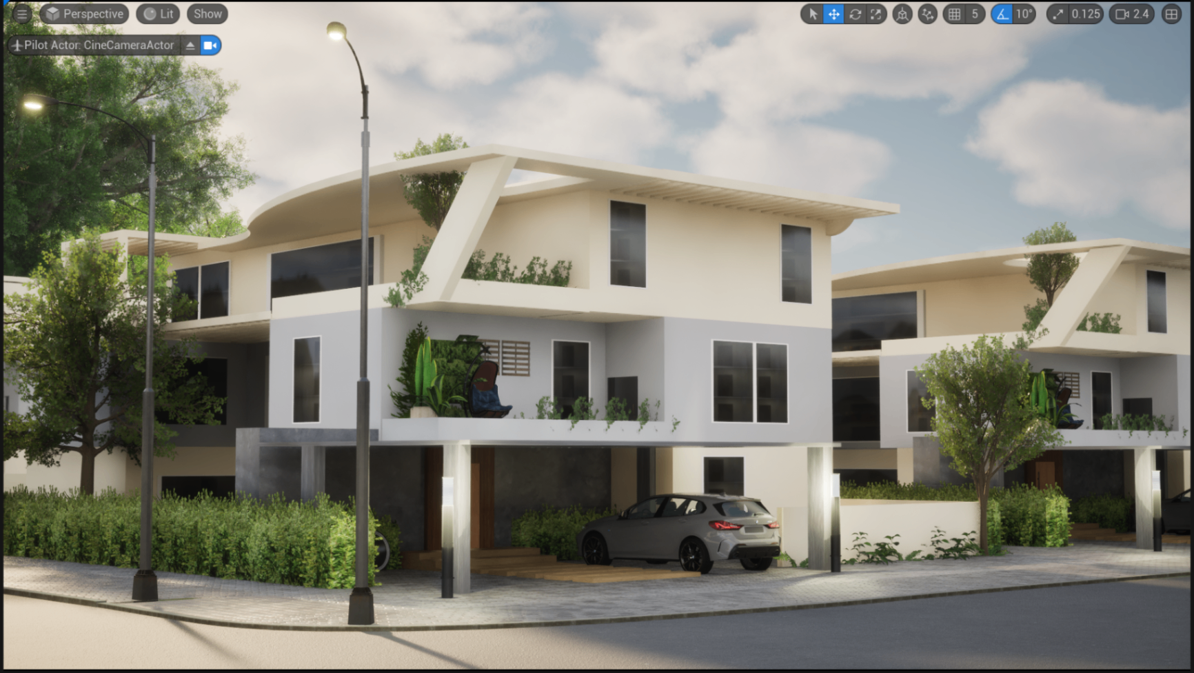Elevate - townhouse corner exterior