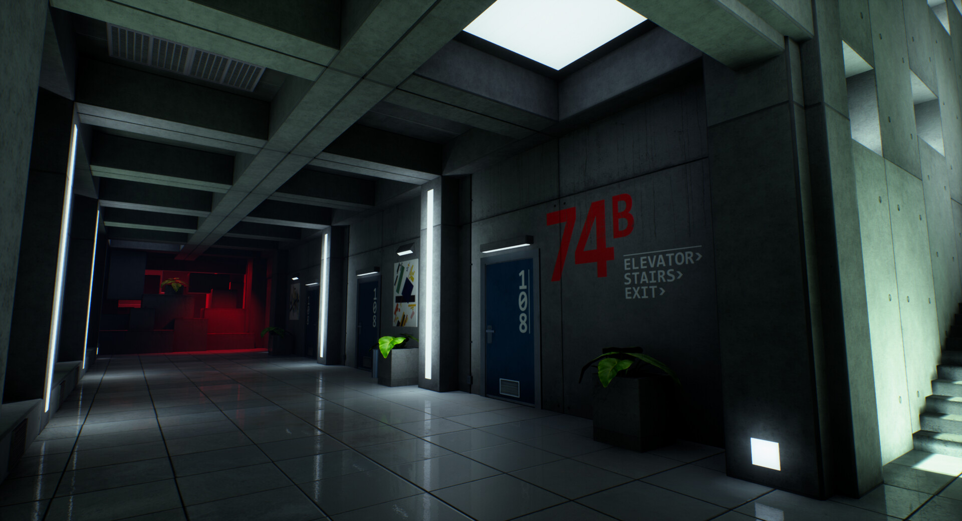 Scene Lighting: The Corridor